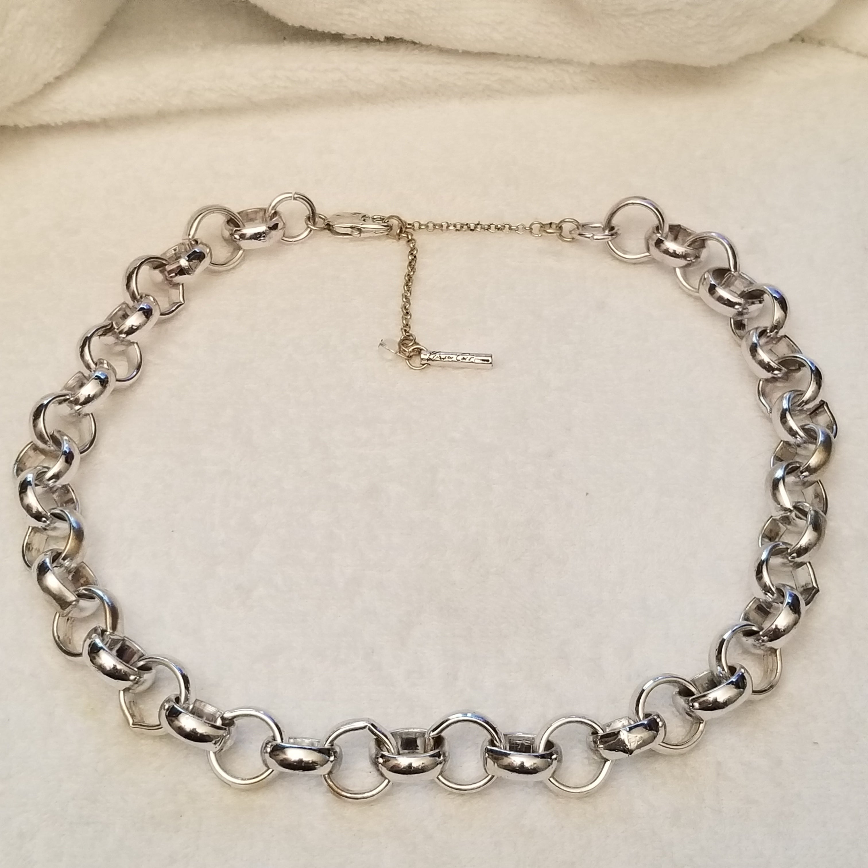 Silver Tone Kenneth Cole Necklace