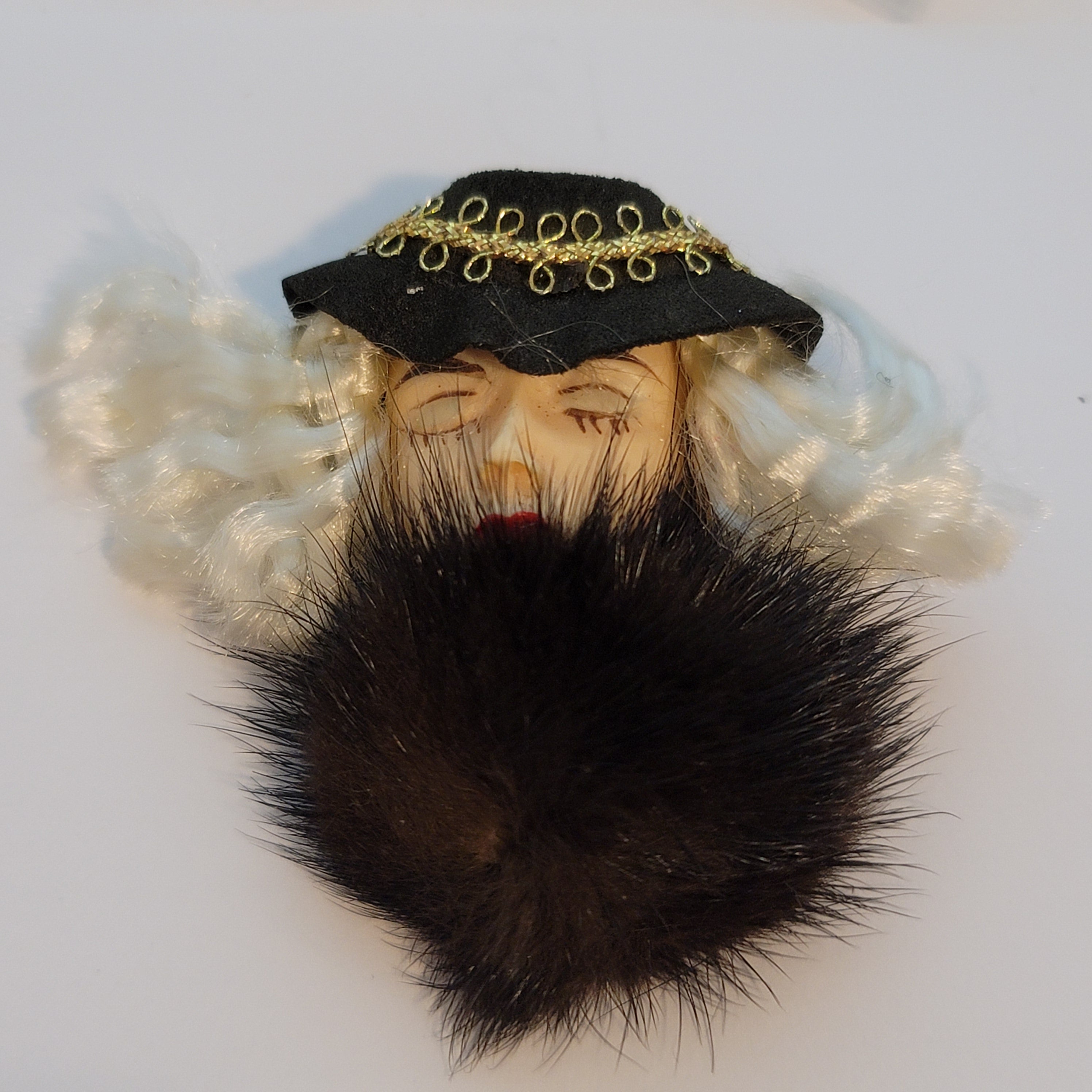 Vintage Lady Brooch