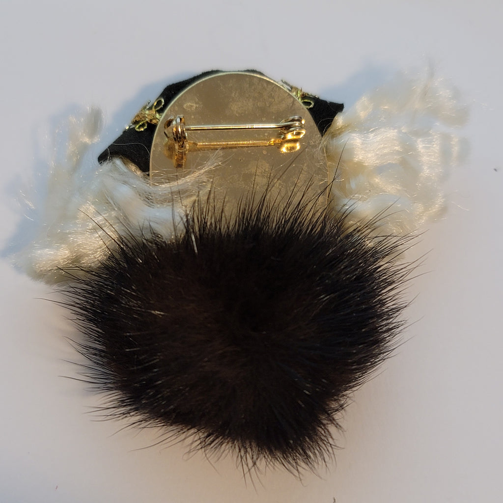 Vintage Lady Brooch