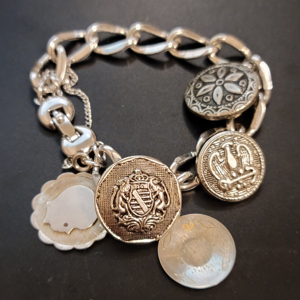 Vintage Monet Silver Tone Bracelet