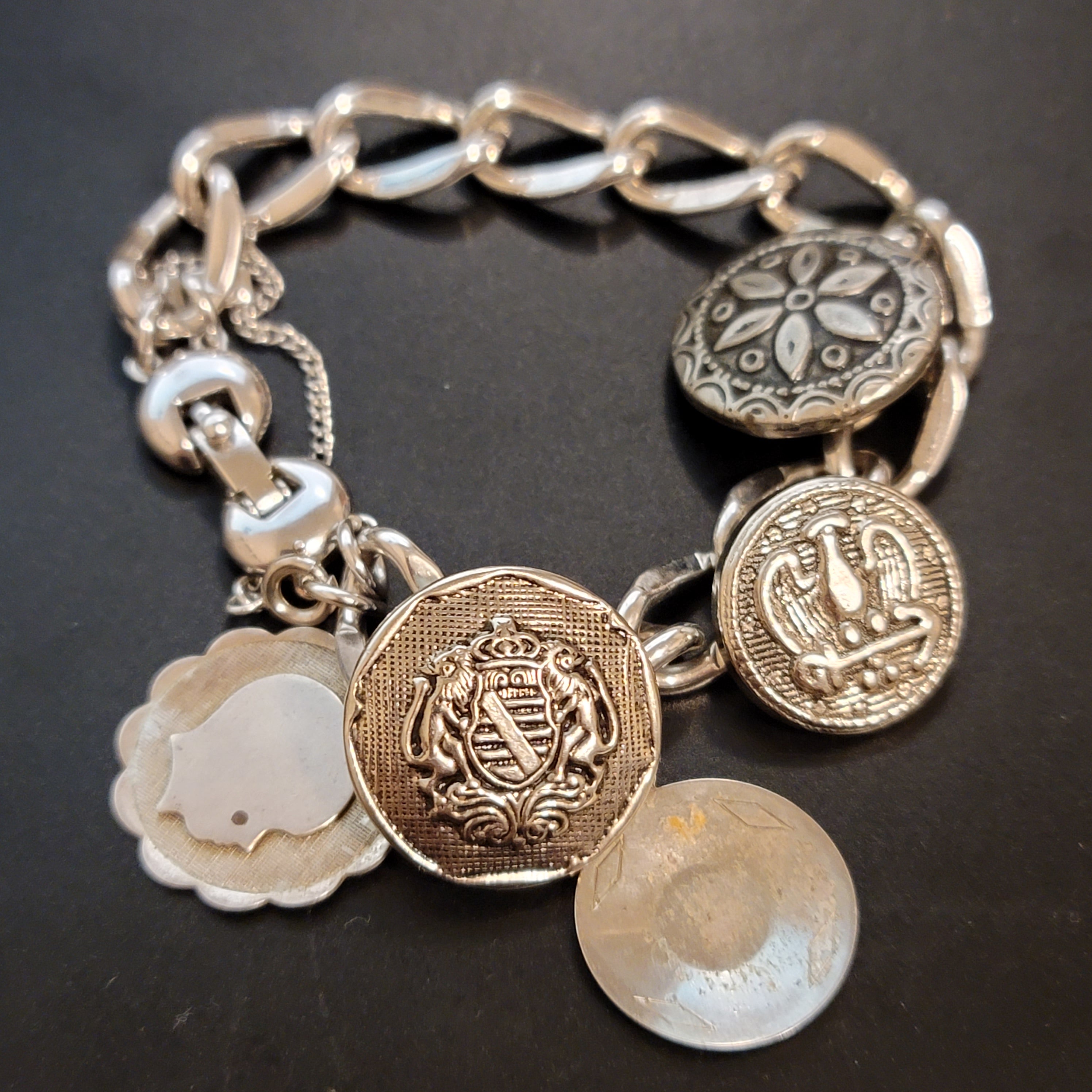 Vintage Monet Silver Tone Bracelet