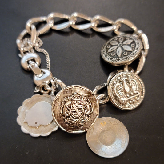 Vintage Monet Silver Tone Bracelet