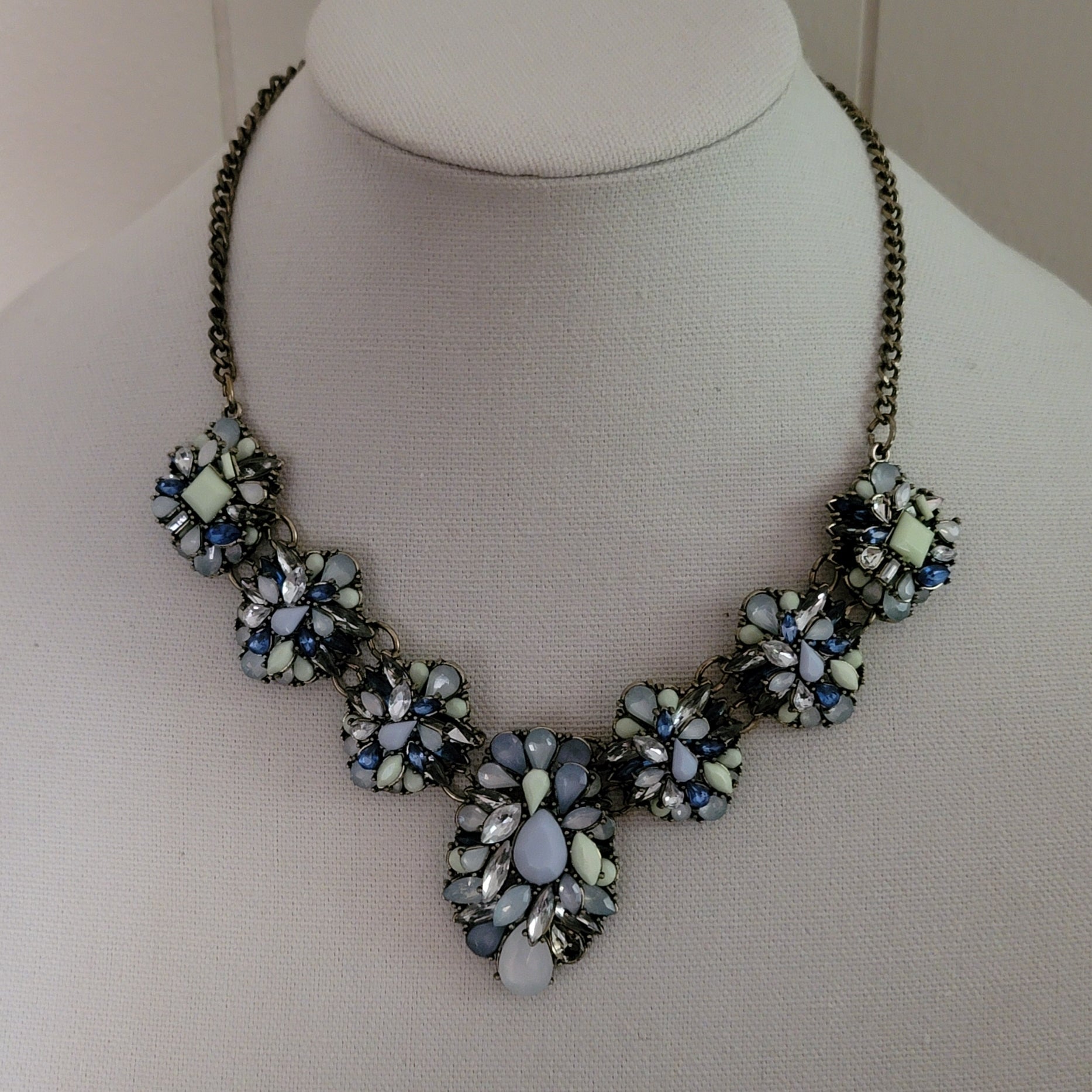Rhinestone Statement Necklace