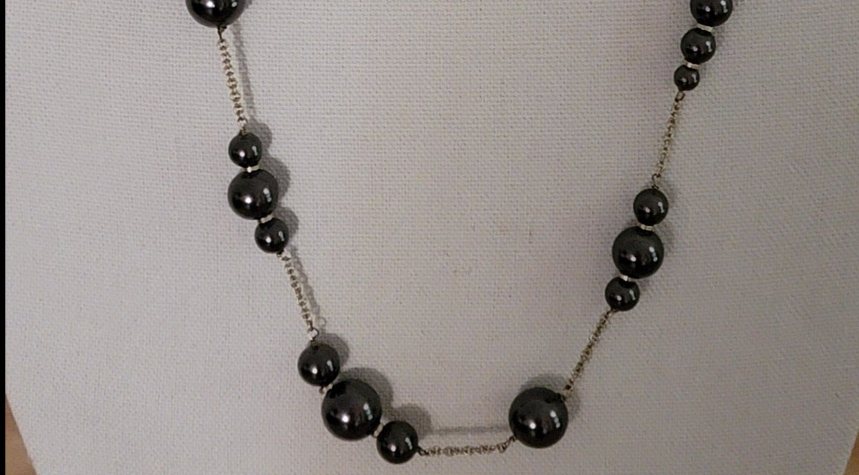 Gold Tone Bead Chain J. Crew Necklace
