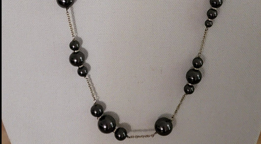 Gold Tone Bead Chain J. Crew Necklace