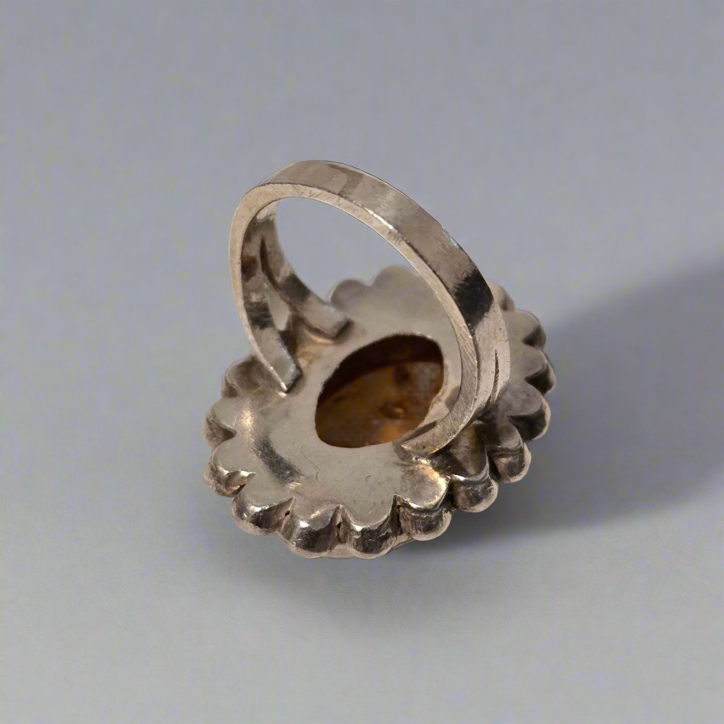 Vintage 925 Amber Ring