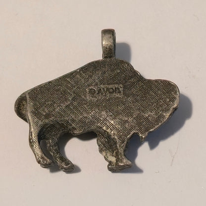 AVON Pewter Buffalo Pendant&nbsp;