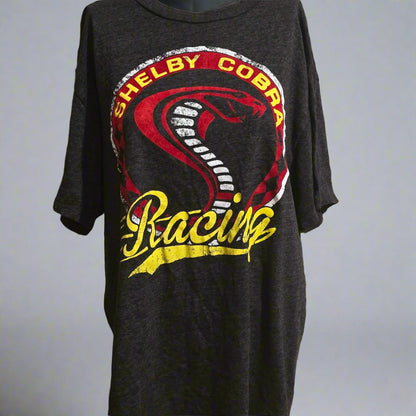 Men’s Shelby Cobra Racing Graphic T-Shirt – Black