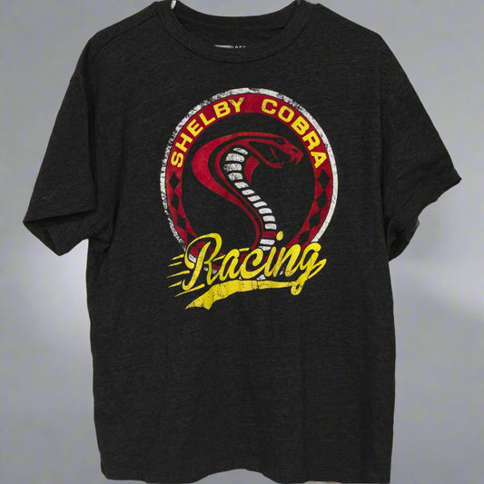 Men’s Shelby Cobra Racing Graphic T-Shirt – Black