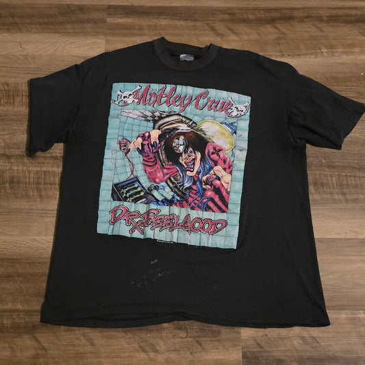 Vintage Mötley Crüe Dr. Feelgood T-Shirt – 1989 Album Graphic Tee