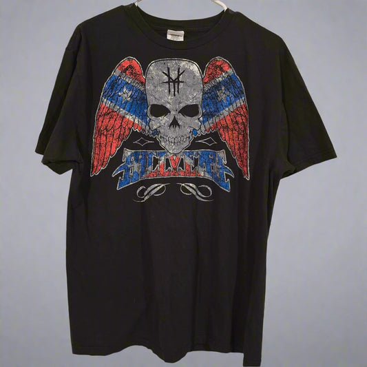 HellYeah Skull & Wings Graphic T-Shirt – Black