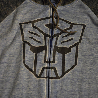 Transformers Autobots Zip-Up Hoodie – Blue & Grey