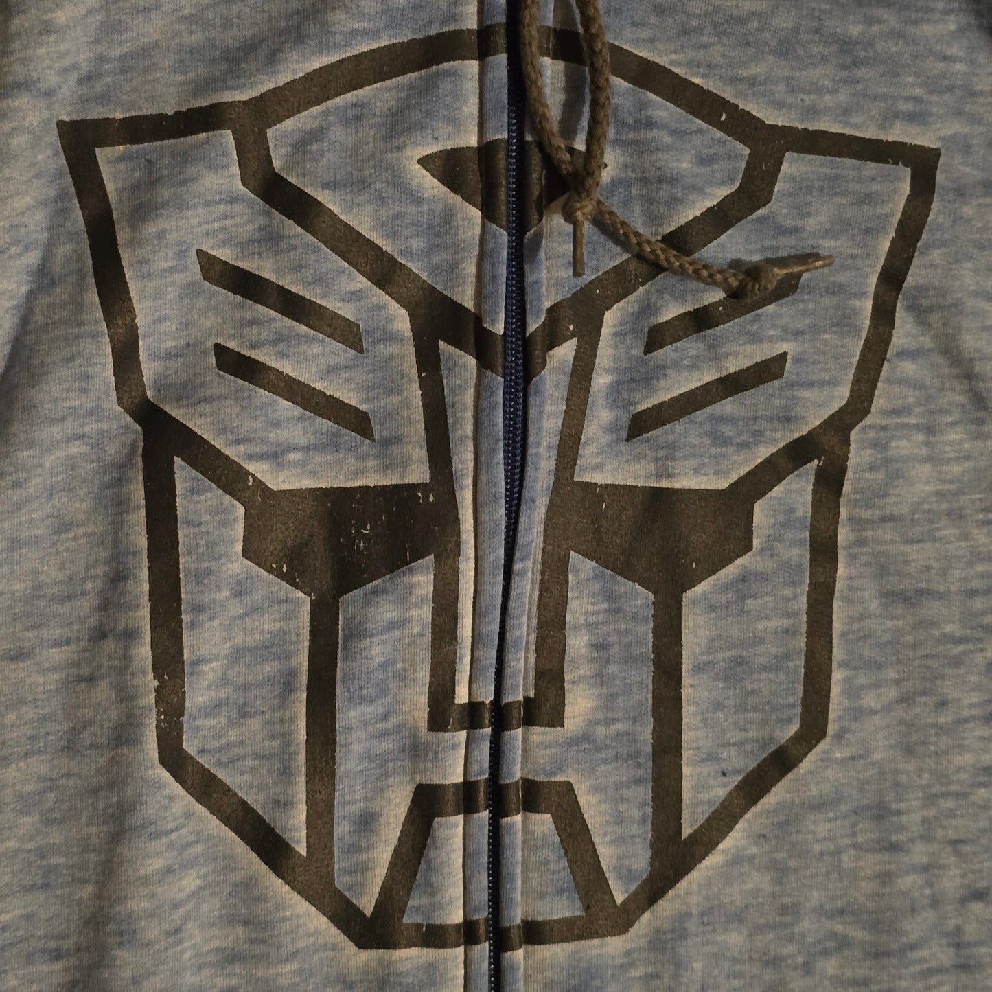 Transformers Autobots Zip-Up Hoodie – Blue & Grey