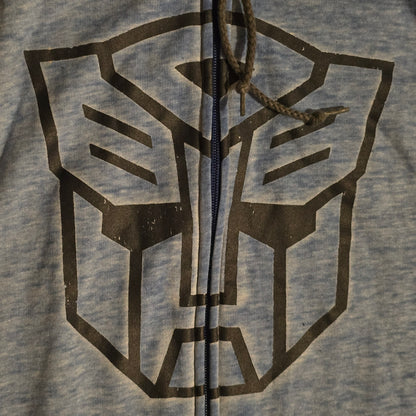 Transformers Autobots Zip-Up Hoodie – Blue & Grey
