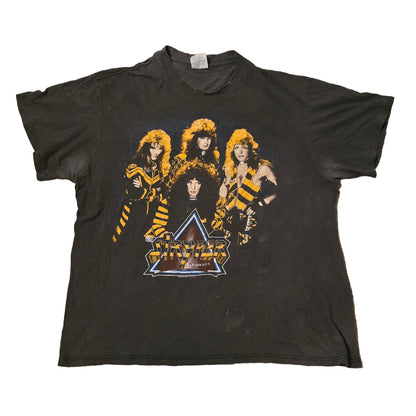 Vintage 1987 Stryper “To Hell With The Devil” T-Shirt Black Spring Ford XL USA