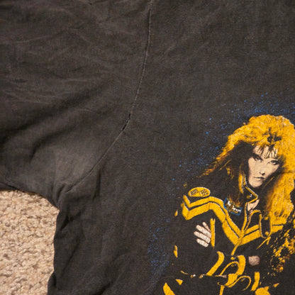 Vintage 1987 Stryper “To Hell With The Devil” T-Shirt Black Spring Ford XL USA