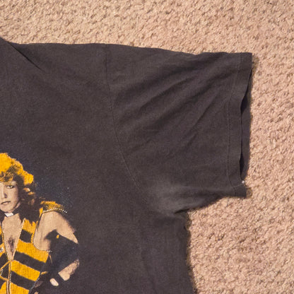 Vintage 1987 Stryper “To Hell With The Devil” T-Shirt Black Spring Ford XL USA