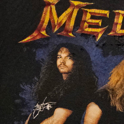 Vintage 1991 Megadeth Anarchy T-Shirt Brockum Group XL USA Distressed Cutoff