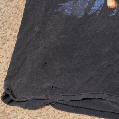 Vintage 1991 Megadeth Anarchy T-Shirt Brockum Group XL USA Distressed Cutoff