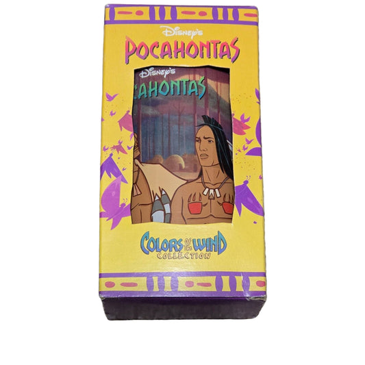 1992 McDonald’s Disney Pocahontas Powhatan & Kocoum Collector Glass in Box