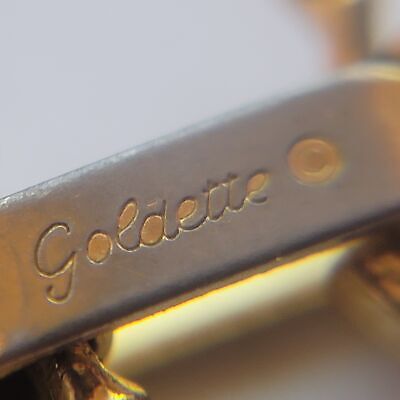 Vintage Goldette Rose Slider Bracelet