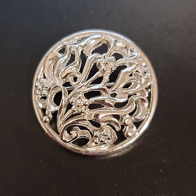 Vintage Silver Tone Brooch