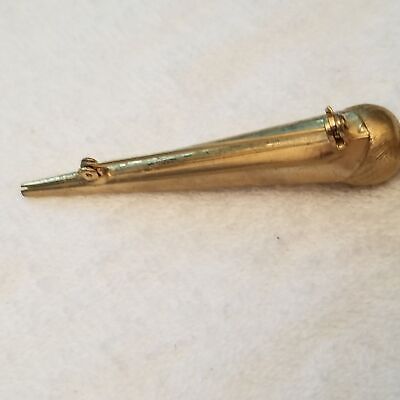 Vintage Gold Tone Fringe Brooch