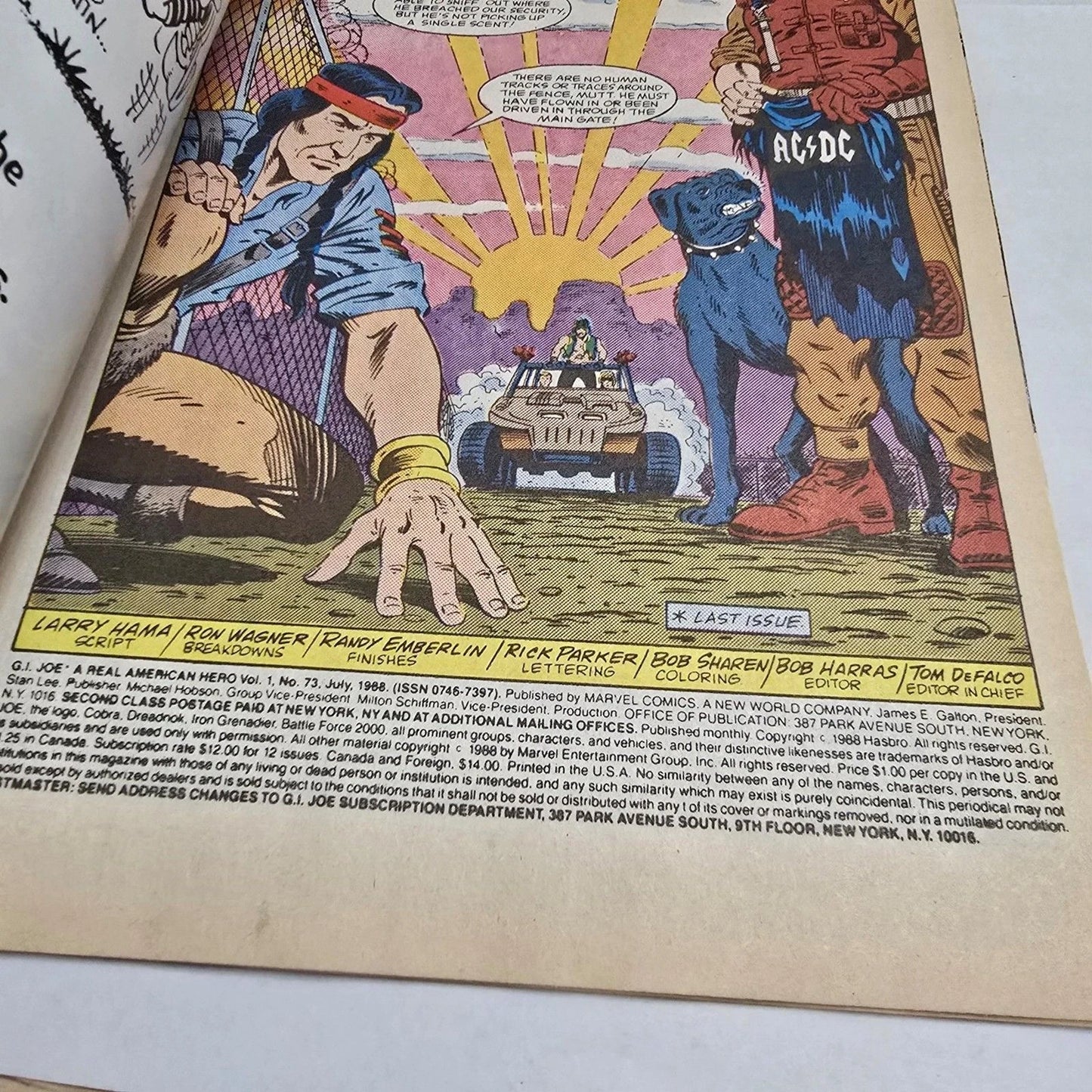G.I. Joe A Real American Hero #73 (1988) Marvel Comic