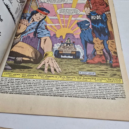 G.I. Joe A Real American Hero #73 (1988) Marvel Comic