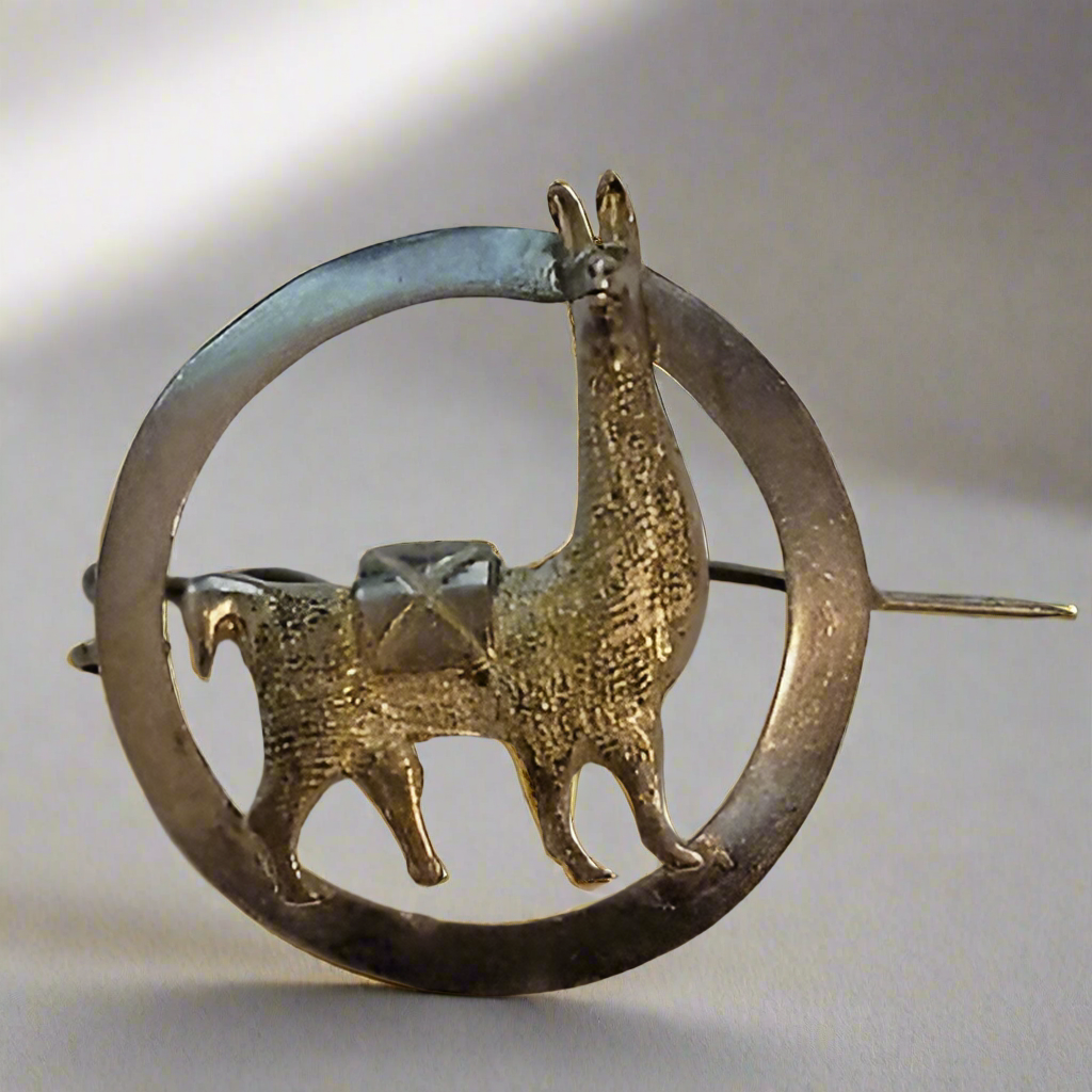 Vintage Alpaca Brooch