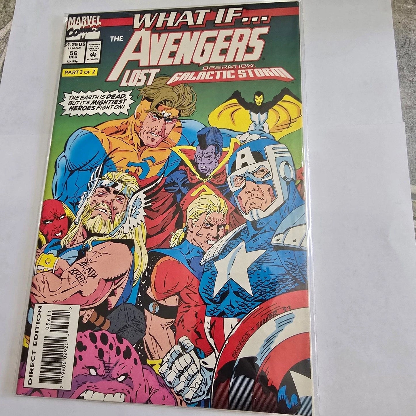 What If #56 Avengers Lost Operation Galactic Storm Marvel Comic