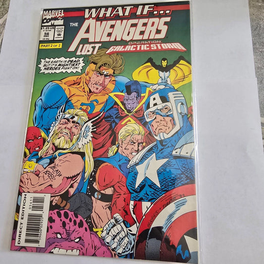 What If #56 Avengers Lost Operation Galactic Storm Marvel Comic