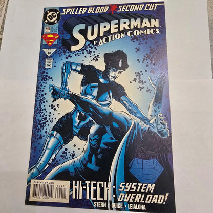 Superman Action Comics #694 Triangle 40 DC 1993 Cyborg Superman