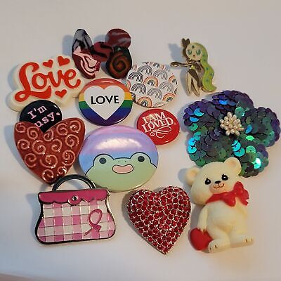 Lot of 13 Various Pins