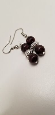 Handmade Garnet Earrings