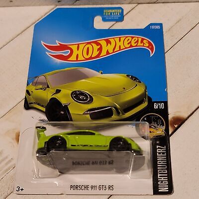 Porsche 911 GT3 RS #117 * Green * 2015 Hot Wheels