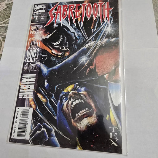 Sabretooth #3 (1993) Wolverine Marvel Death Hunt Comic