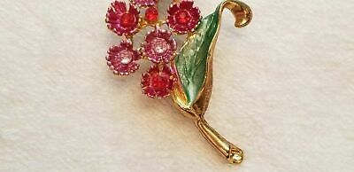 Pink Flower Brooch