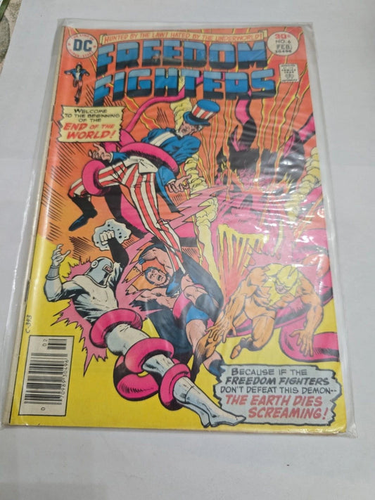 Freedom Fighters #6 DC Comics 1977 Uncle Sam Comic