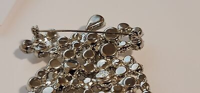 Vintage Weiss Rhinestone Brooch