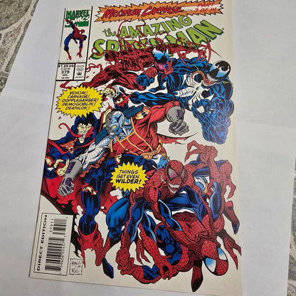 Amazing Spider-Man #379 Marvel 1993 Maximum Carnage Venom Carnage