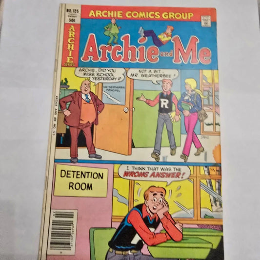 Archie and Me #125 Archie Comics 1981 Archie Andrews Vintage Comic