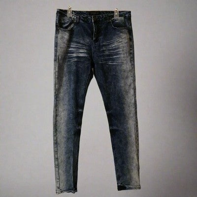 Dark Wash Skinny Jeans for Men