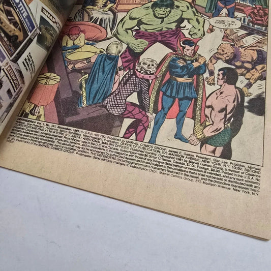 Marvel The Defenders #101 Comic Book 1981 Silver Surfer Hulk