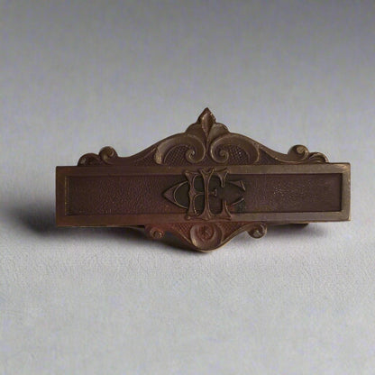 Vintage Monogram Brooch