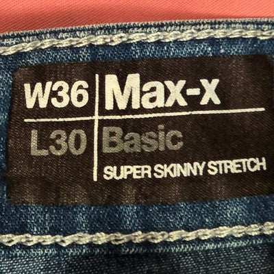 Buffalo David Bitton Men's Faded Gray Skinny Jeans MAX-X Basic