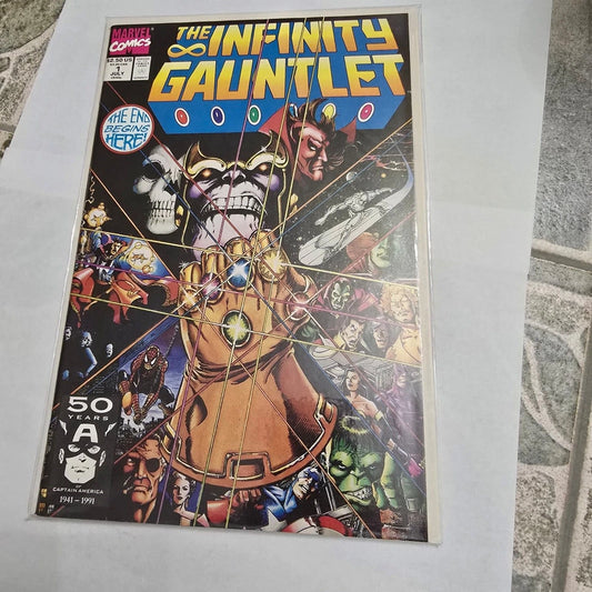 Infinity Gauntlet #1 Marvel 1991 Thanos Avengers Comic