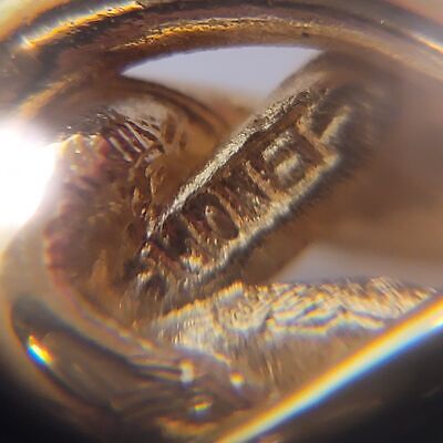 Monet Gold Tone Stick Pin