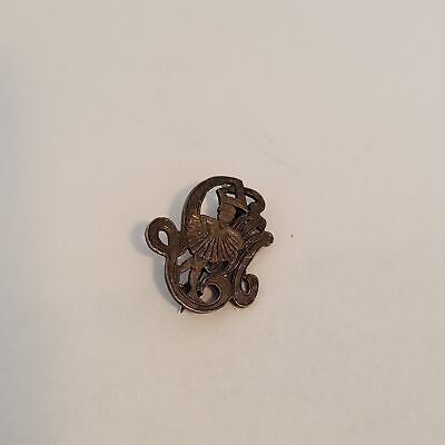 Vintage Monogram Brooch