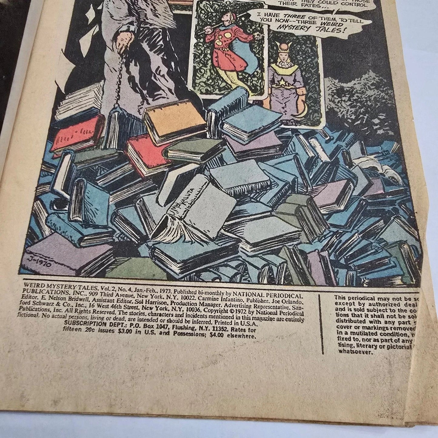 Weird Mystery Tales Vol 2 #4 DC Horror Comic 1973 Bronze Age